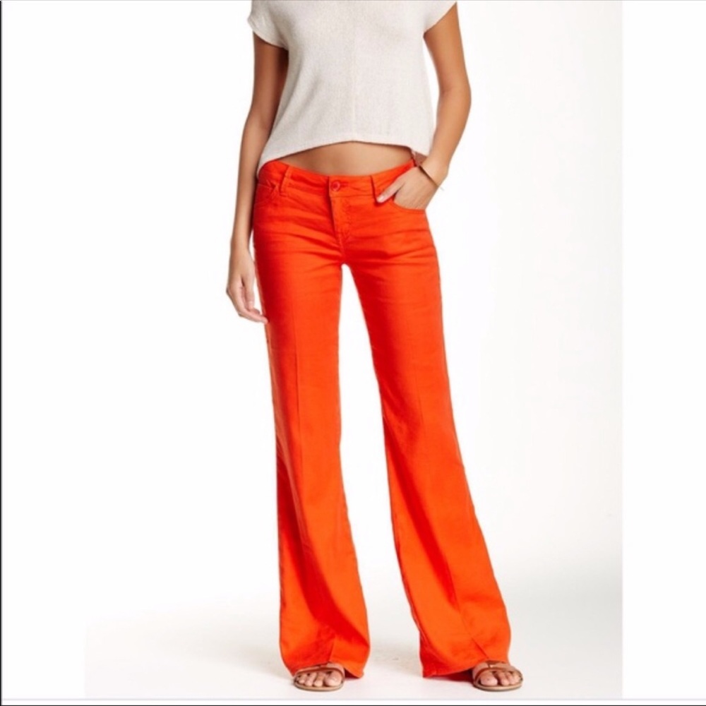 Level 99 Coral linen trousers- size 28